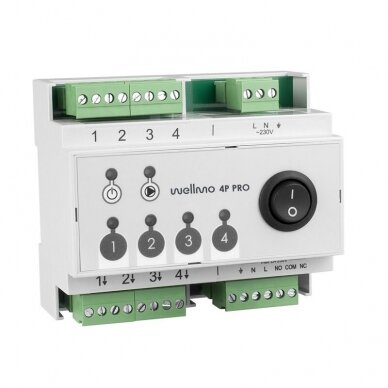 4 zonų centralė WELLMO WH4 PRO (prekė su trūkumais) 1