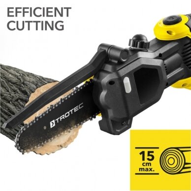 Cordless chainsaw Trotec PCHS 10-20V (Kopija) 7
