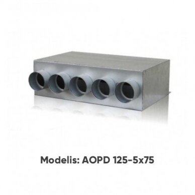 Akustinės oro paskirstymo dėžės AOPD 1