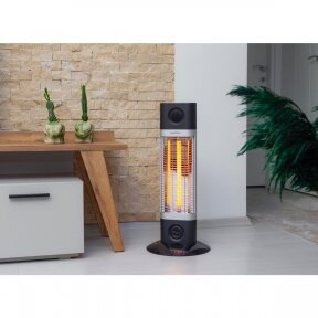 Carbon fiber infrared heater Veito CH1200 LT, black