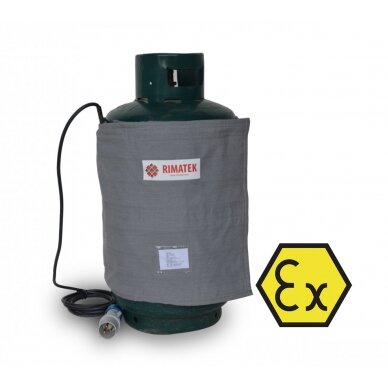 Aukštos apsaugos klasės šildantis anglies pluošto apklotas Rimatek TG-EX (dujų balionams) [ATEX]