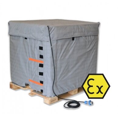 Aukštos apsaugos klasės šildantis anglies pluošto apklotas Rimatek TQ-EX (kubinei talpai) [ATEX]