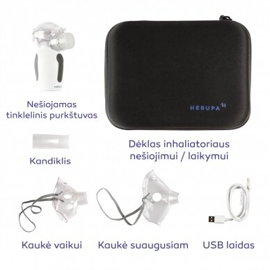 Belaidis inhaliatorius Herupa Smart Mesh 4