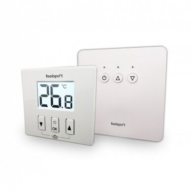 Belaidis neprogramuojamas termostatas (termoreguliatorius) Feelspot WTH20.16RF NEW