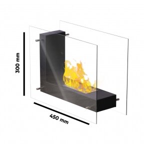 Decorative built-in biofireplace Qlima FFB 830