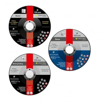 Set of cutting and grinding discs Trotec 1