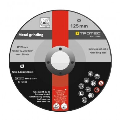 Set of cutting and grinding discs Trotec 5