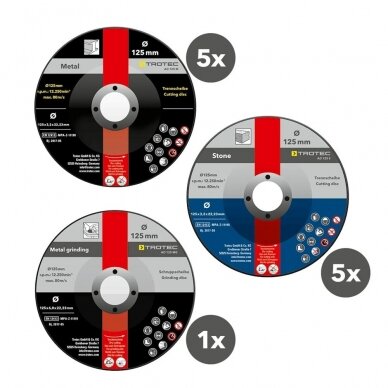 Set of cutting and grinding discs Trotec 2