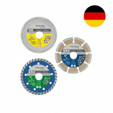 Set of diamond cutting discs Trotec