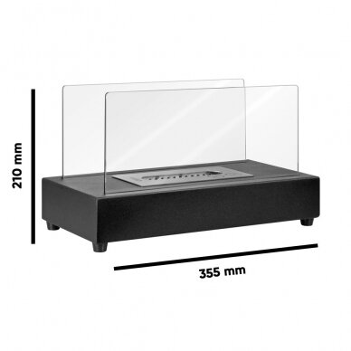 Dekoratyvinis pastatomas biožidinys Qlima FFB 105 1