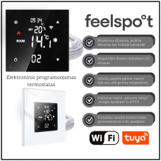 Elektroninis programuojamas termostatas be rėmelio Feelspot FSSWT16, Tuya