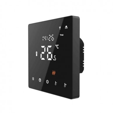 Elektroninis programuojamas termostatas Feelspot WTH22.16 NEW Black, WiFi Tuya 2