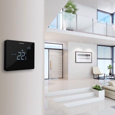 Elektroninis programuojamas termostatas - termoreguliatorius Heatmiser Touch Carbon 3