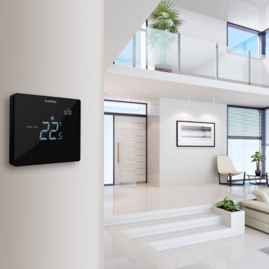 Elektroninis programuojamas termostatas - termoreguliatorius Heatmiser Touch-e Carbon 3