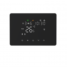 Elektroninis programuojamas termostatas Feelspot WTH25.05RF Wi-Fi, juodas