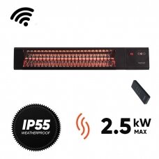 Halogeninis infraraudonųjų spindulių lauko šildytuvas Sunred Dark Smart WiFi