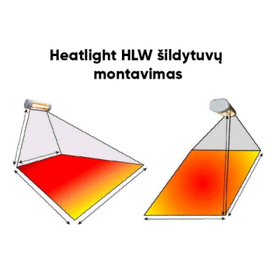 Halogeniniai infraraudonųjų spindulių šildytuvai Heatlight HLW 4