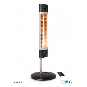 Infrared heater Veito CH1800 RE, black