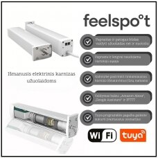 Išmanusis elektrinis užuolaidų bėgelis (3.2m) Feelspot FS-CM03W-5W WiFi, Tuya