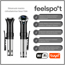Išmanusis maisto cirkuliatorius Sous Vide SJ-S015 Wi-fi, Tuya
