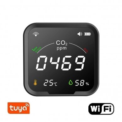 Išmanioji oro kokybės stotelė Feelspot WS2022 NEW  NDIR, WIFI, Tuya (matuoja CO2) 1
