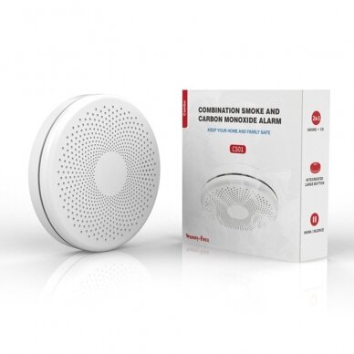 Išmanusis dūmų ir CO2 jutiklis Feelspot FS-CSS01W WiFi, Tuya 4