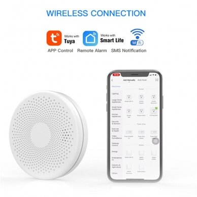 Išmanusis dūmų ir CO2 jutiklis Feelspot FS-CSS01W WiFi, Tuya 5