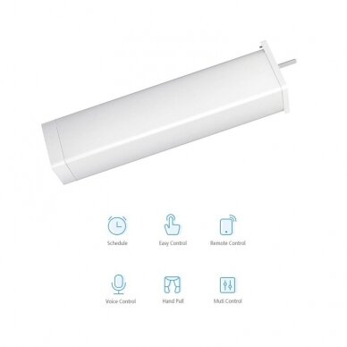 Išmanusis elektrinis užuolaidų bėgelis (6m) Feelspot FS-CM06W WiFi, Tuya 3