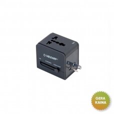 Kelioninis universalus adapteris Velamp SH115 (prekė su trūkumais)