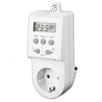 Kištukinis neprogramuojamas termostatas (termoreguliatorius) TS05