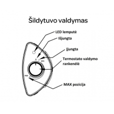 Kvarcinis infraraudonųjų spindulių šildytuvas Simfer S.2320.WTB