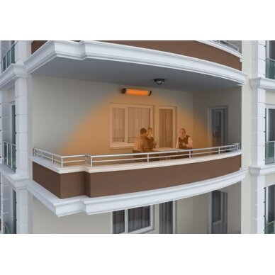 Kvarcinis infraraudonųjų spindulių šildytuvas Kumtel DX-20 4