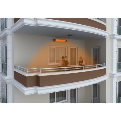 Kvarcinis infraraudonųjų spindulių šildytuvas Kumtel Ecoray EX-23 (prekė su trūkumais) 4