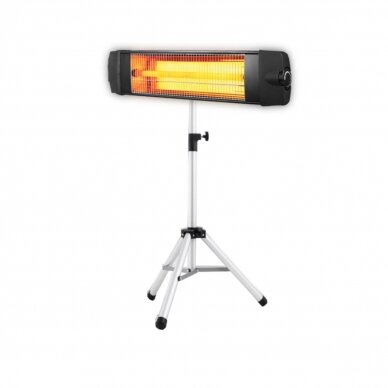 Kvarcinis infraraudonųjų spindulių šildytuvas Kumtel Zenon CX-20 su stovu 1
