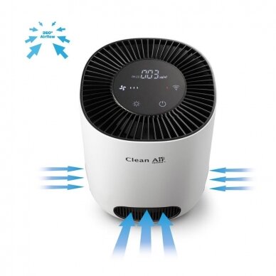 Oro valytuvas Clean Air CA-502 Desktop Smart HEPA 4