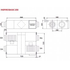 Rekuperatorius Reventon Inspiro Basic 200