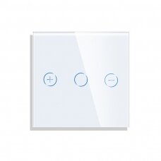 Sensorinis jungiklio dimerio dangtelis Feelspot, baltas, 47x47mm