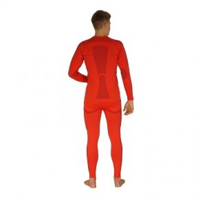 Glovii GXR heated thermal underwear set with battery, red