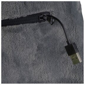 Warming scarf Glovii GA1, gray