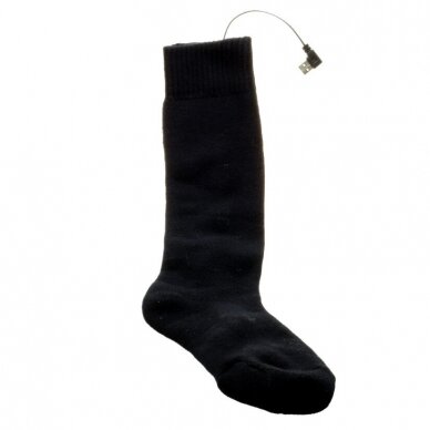 Šildomos kojinės Glovii GQ2, juodos 2