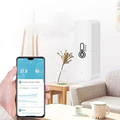 Temperatūros ir drėgmės jutiklis Feelspot TDJ01W WiFi 3