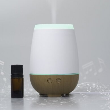 Ultragarsinis muzikinis aromatinis difuzorius Innobiz MUSILIA (prekė su trūkumais)