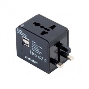Travel universal adapter Velamp SH115