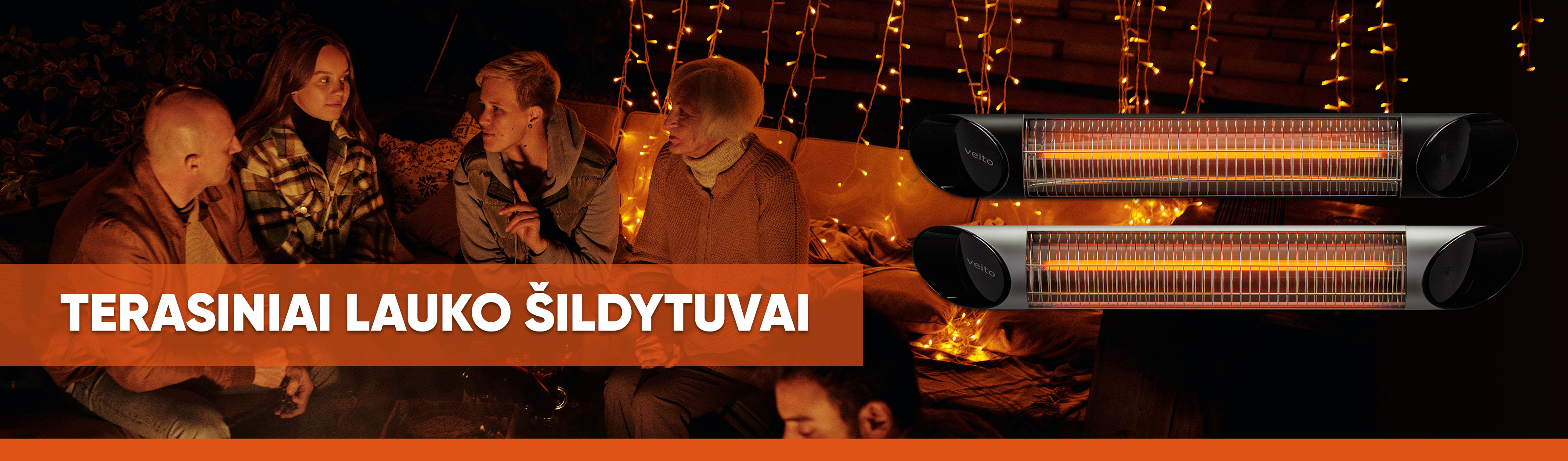 Lauko šildytuvai
